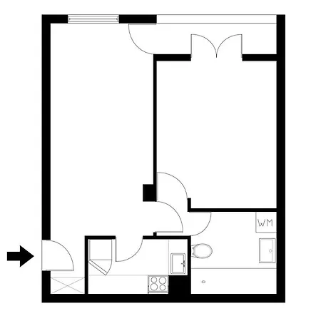 Modern 2-room Oasis In Old-town
