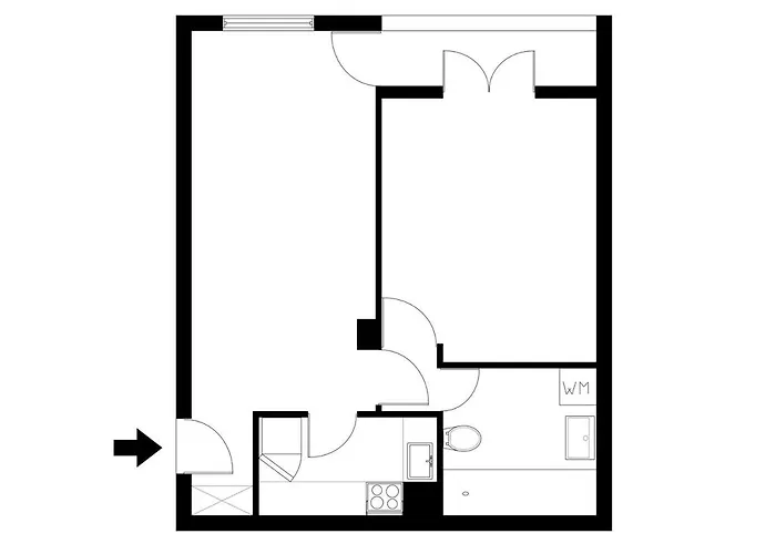 Modern 2-room Oasis In Old-town